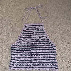 Urban Outfitters Cropped Knitted Halter Top